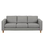 3-Sitzer Sofa MAISON Webstoff Inas: Platin - Ohne Schlaffunktion