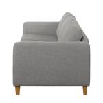 3-Sitzer Sofa MAISON Webstoff Inas: Platin - Ohne Schlaffunktion