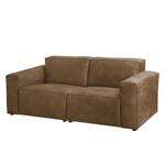 2-Sitzer Sofa LORALAI Microfaser Pina: Braun