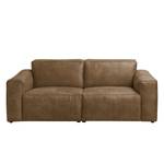 2-Sitzer Sofa LORALAI Microfaser Pina: Braun