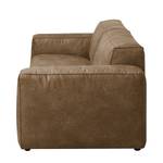 2-Sitzer Sofa LORALAI Microfaser Pina: Braun