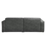 2-Sitzer Sofa LORALAI Microfaser Pina: Dunkelgrau