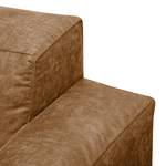 2-Sitzer Sofa LORALAI Microfaser Pina: Cognac