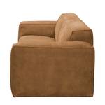 2-Sitzer Sofa LORALAI Echtleder Kena: Cognac