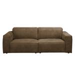 2-Sitzer Sofa LORALAI Echtleder Kena: Braun