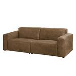 3-Sitzer Sofa LORALAI Microfaser Pina: Braun