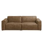 3-Sitzer Sofa LORALAI Microfaser Pina: Braun