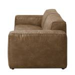 3-Sitzer Sofa LORALAI Microfaser Pina: Braun