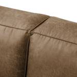 3-Sitzer Sofa LORALAI Microfaser Pina: Braun