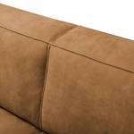 3-Sitzer Sofa LORALAI Echtleder Kena: Cognac