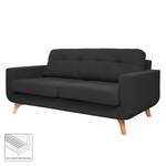 Sofa Marlene (2-Sitzer) Webstoff Anthrazit