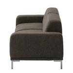 Sofa Meeker (2,5-Sitzer) Strukturstoff Braun - Grau - Textil - 216 x 73 x 90 cm