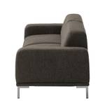 Sofa Meeker (2-Sitzer) Strukturstoff Braun - Grau - Textil - 206 x 73 x 90 cm