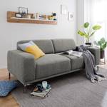 Sofa Meeker (2-Sitzer) Strukturstoff Grau - Textil - 206 x 73 x 90 cm