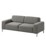 Sofa Meeker (2-Sitzer) Strukturstoff Grau - Textil - 206 x 73 x 90 cm