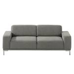 Sofa Meeker (2-Sitzer) Strukturstoff Grau - Textil - 206 x 73 x 90 cm