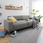 Sofa Meeker (3-Sitzer) Strukturstoff Grau - Textil - 231 x 73 x 90 cm