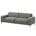 Sofa Meeker (3-Sitzer) Strukturstoff Grau - Textil - 231 x 73 x 90 cm