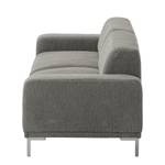 Sofa Meeker (3-Sitzer) Strukturstoff Grau - Textil - 231 x 73 x 90 cm