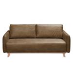 Sofa Mertyn (2,5-Sitzer) Antiklederlook Camel