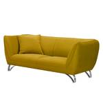 Sofa Michie (2,5-Sitzer) Microfaser Ocker - Armlehne verstellbar