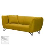 Sofa Michie (2,5-Sitzer) Microfaser Ocker - Armlehne verstellbar