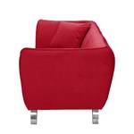 Sofa Michie (2,5-Sitzer) Microfaser Rot - Armlehne verstellbar