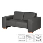 Sofa Midar (2-Sitzer) Echtleder Dunkelgrau