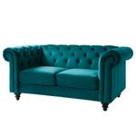 Sofa Missoula Microfaser (2-Sitzer) Blau - Textil - 164 x 78 x 88 cm