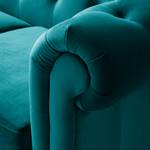 Sofa Missoula Microfaser (2-Sitzer) Blau - Textil - 164 x 78 x 88 cm