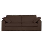 Sofa Moore (2,5-Sitzer) Webstoff Stoff Dara: Braun