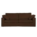 Sofa Moore (2,5-Sitzer) Webstoff Stoff Valura: Braun