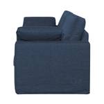 Sofa Moore (3-Sitzer) Webstoff Stoff Valura: Blau