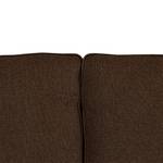 Sofa Moore (3-Sitzer) Webstoff Stoff Valura: Braun