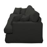 Sofa Mormès (3-Sitzer) Webstoff Basalt