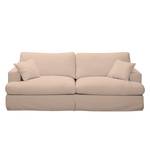 Sofa Mormès (3-Sitzer) Webstoff Pastellapricot