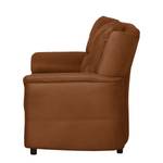 Canapé Muncaster (2 places) Microfibre - Marron miel