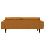 Sofa Navona (3-Sitzer) Echtleder Echtleder Neka: Cognac - Schwarz