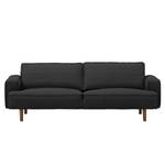 Sofa Navona (3-Sitzer) Echtleder Echtleder Neka: Grau - Braun