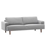 Sofa Navona (3-Sitzer) Webstoff Webstoff Saia: Hellgrau - Braun