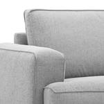 Sofa Navona (3-Sitzer) Webstoff Webstoff Saia: Hellgrau - Braun