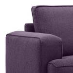 Sofa Navona (3-Sitzer) Webstoff Webstoff Anda II: Violett - Braun