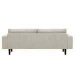 Sofa Navona (3-Sitzer) Webstoff Webstoff Saia: Beige - Schwarz