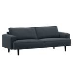 Sofa Navona (3-Sitzer) Webstoff Webstoff Anda II: Grau - Schwarz