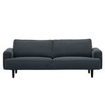 Sofa Navona (3-Sitzer) Webstoff Webstoff Anda II: Grau - Schwarz