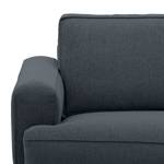 Sofa Navona (3-Sitzer) Webstoff Webstoff Anda II: Grau - Schwarz