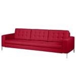 Sofa Nistra (3-Sitzer) Stoff Rot