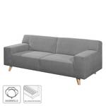 Sofa Nordic Pure Webstoff Grau - Breite: 206 cm