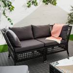 Sofa Nuoro Polyrattan / Metall - Anthrazit