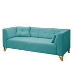 Sofa Ongar I (2-Sitzer) Webstoff Petrol - Ohne Hocker